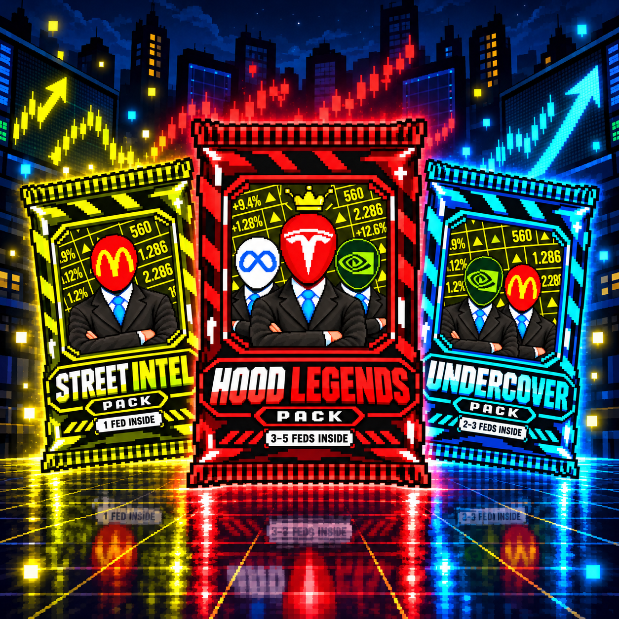 HOOD FEDS packs: Street Intel, Hood Legends and Undercover
