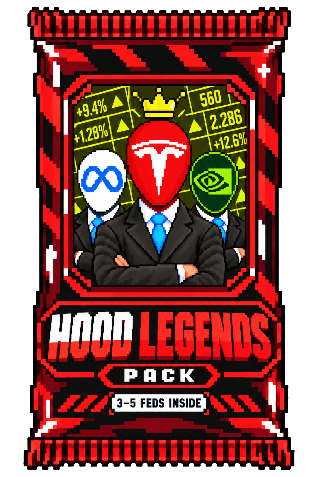 HOOD LEGENDS PACK, 3–5 FEDS INSIDE
