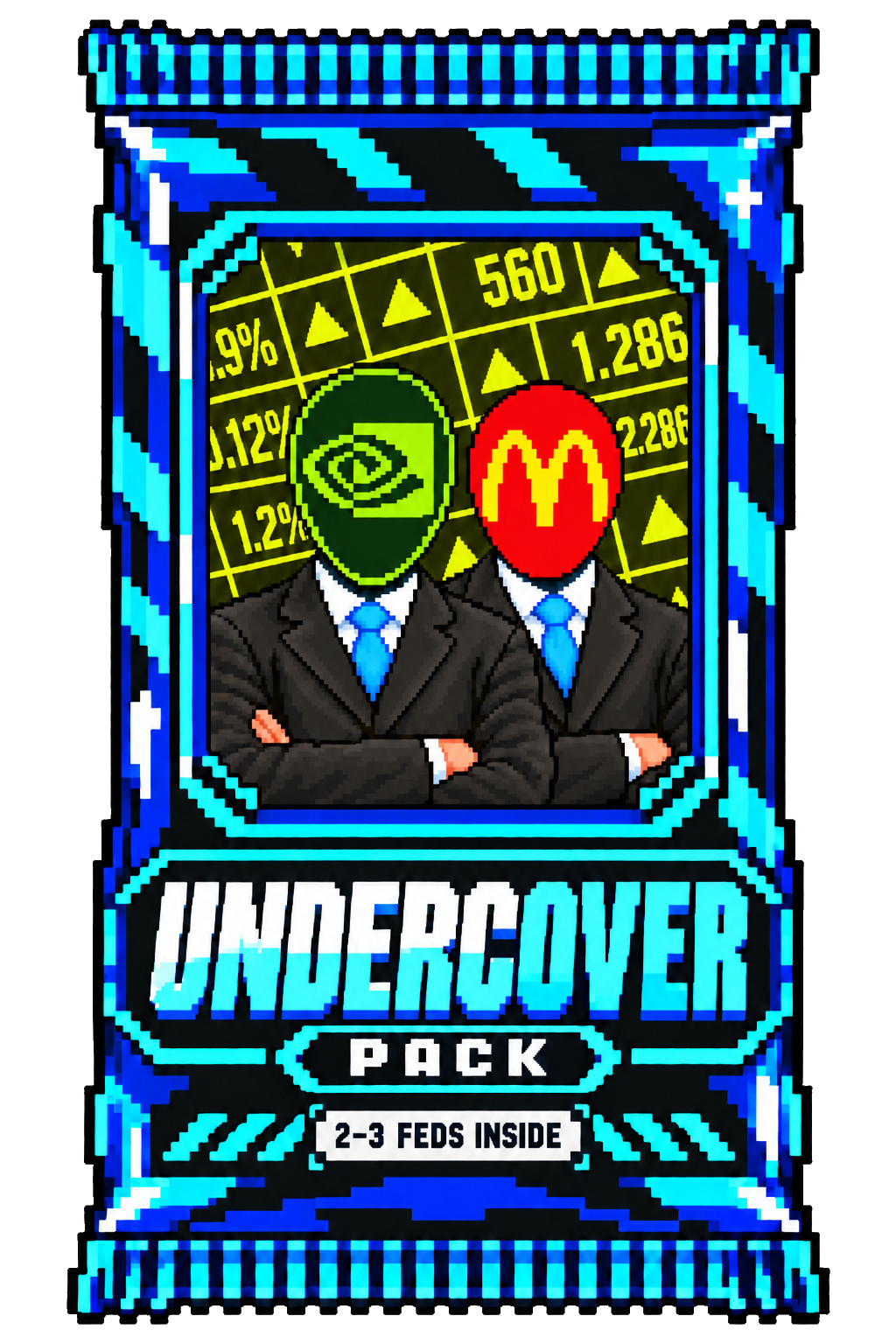 UNDERCOVER PACK, 2–3 FEDS INSIDE